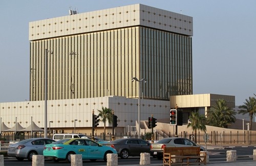 Ngân hàng trung ương Qatar ở thủ đô Doha. Ảnh:Reuters.