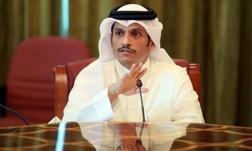 Ngoại trưởng Qatar Mohammed bin Abdulrahman al-Thani. Ảnh:Reuters.