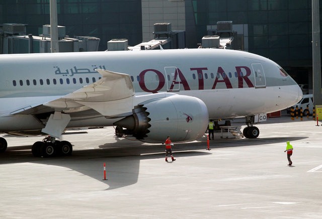 Các hãng hàng không của Qatar đã phải đổi hướng bay sau khi hàng loạt quốc gia vùng Vịnh đóng cửa không phận với các chuyến bay đi và đến Qatar (Ảnh minh họa: Reuters)