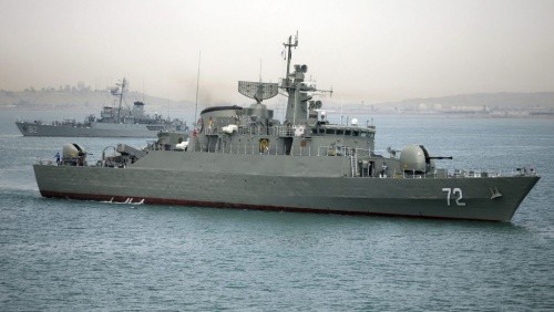 Tàu khu trục Alborz của Iran. Ảnh: TimesofIsrael