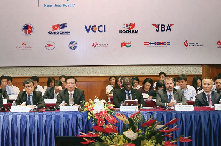 Mục tiêu của Chính phủ Việt Nam là thúc đẩy cả doanh nghiệp FDI và doanh nghiệp trong nước cùng lớn mạnh. Ảnh: Đức Trung