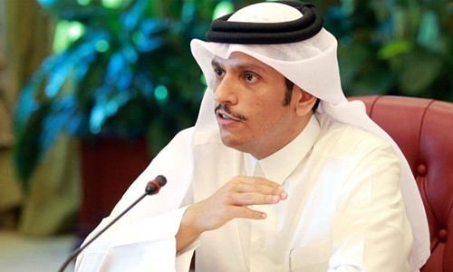 Ngoại trưởng Qatar Mohammed bin Abdulrahman al-Thani. Ảnh:Reuters