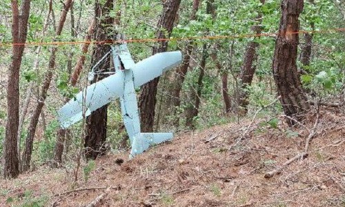 UAV được Hàn Quốc tìm thấy hồi đầu tháng 6. Ảnh:Reuters.