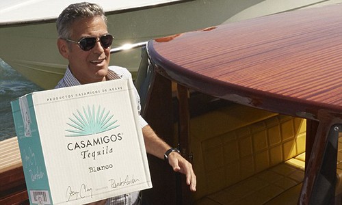 George Clooney thành lập hãng rượu Casamigos từ năm 2013. Ảnh:Dailymail