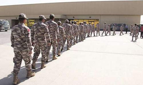 Binh lính Thổ Nhĩ Kỳ đến Qatar trong kế hoạch mới. Ảnh minh hoạ:Gulf Times.