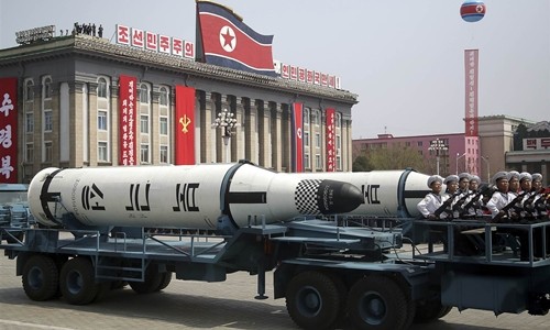 Một tên lửa của Triều Tiên. Ảnh:NBC News.