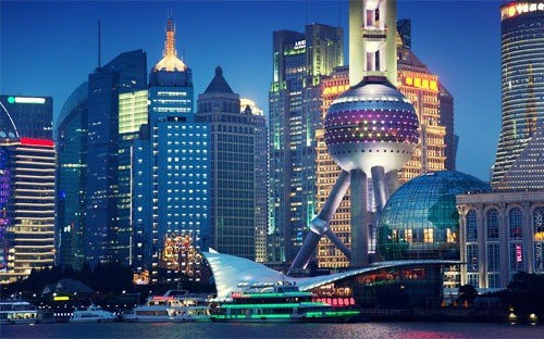 Thành phố Thượng Hải của Trung Quốc.