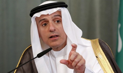 Ngoại trưởng Arab Saudi Adel al-Jubeir. Ảnh:Reuters.