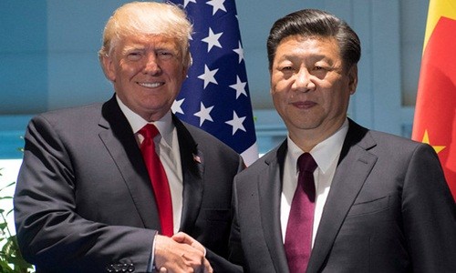 Tổng thống Mỹ - Donald Trump và Chủ tịch Trung Quốc - Tập Cận Bình. Ảnh:Reuters