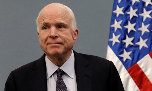Thượng nghị sĩ John McCain. Ảnh:Reuters.