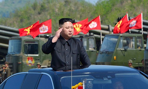 Nhà lãnh đạo Triều Tiên Kim Jong-un đã chỉ đạo phóng ICBM thứ hai. Ảnh:Reuters.