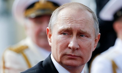 Tổng thống Nga Putin. Ảnh:Reuters.
