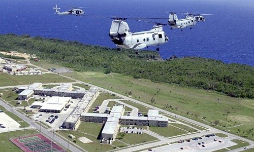 Căn cứ hải quân của Mỹ ở đảo Guam. Ảnh:US Army.