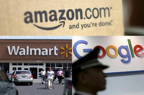 Amazon và Walmart đang chạy đua trong việc giành lấy sự chú ý của người tiêu dùng bằng cách không ngừng cho ra những công nghệ mua sắm mới.