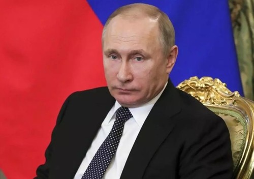 Tổng thống Nga Vladimir Putin. Ảnh:AP.