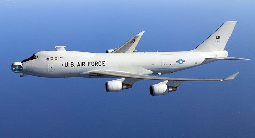 Mỹ đang tích cực thử nghiệm nhiều loại vũ khí laser. Ảnh minh họa:Không quân Mỹ.