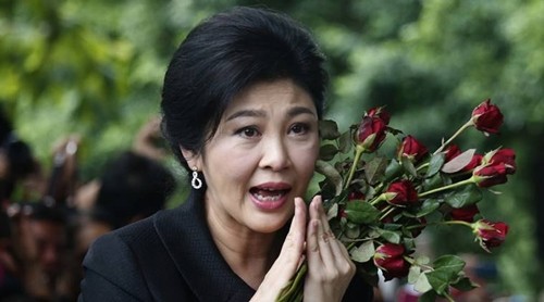 Cựu thủ tướng Yingluck Shinawatra. Ảnh:AP.