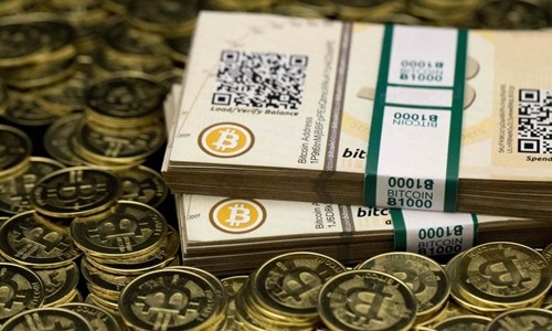 Giá Bitcoin đã tăng hơn 70% quý trước. Ảnh:Reuters