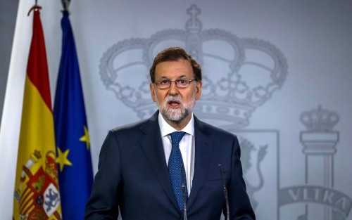 Thủ tướng Tây Ban Nha Mariano Rajoy. Ảnh:Telegraph.