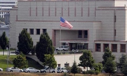 Đại sứ quán Mỹ tại Ankara, Thổ Nhĩ Kỳ. Ảnh:Press TV.