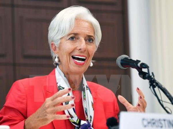 Giám đốc IMF Christine Lagarde. (Ảnh: Kyodo/TTXVN)