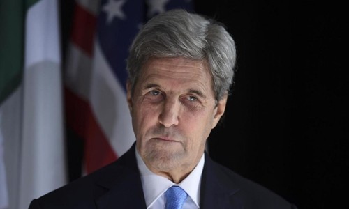 Cựu ngoại trưởng Mỹ John Kerry. Ảnh:Reuters.