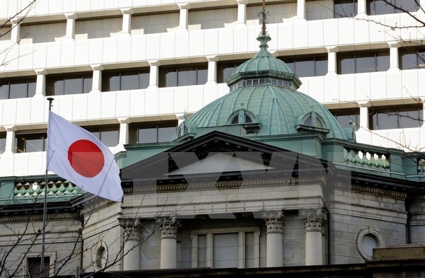 Trụ sở của Ngân hàng Trung ương Nhật Bản (BOJ) ở Tokyo. (Nguồn: EPA/TTXVN)
