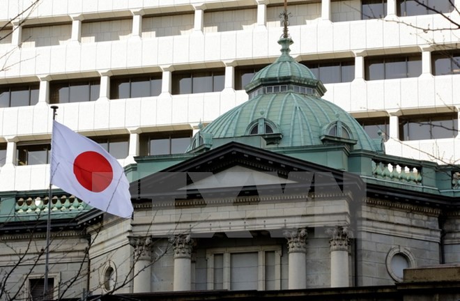 Trụ sở của Ngân hàng Trung ương Nhật Bản (BoJ) ở Tokyo. (Nguồn: EPA/TTXVN)
