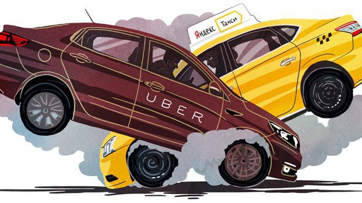 Uber chính thức sáp nhập với ứng dụng taxi tại Nga