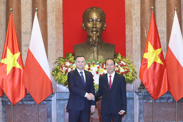 Tổng thống Cộng hòa Ba Lan Andrzej Duda có chuyến thăm cấp nhà nước tới Việt Nam từ ngày 27 - 30/11. Ảnh: Nhan Sáng
