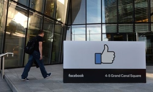 Facebook sẽ không ghi nhận doanh thu quốc tế qua trụ sở tại Dublin nữa. Ảnh:Irish Times
