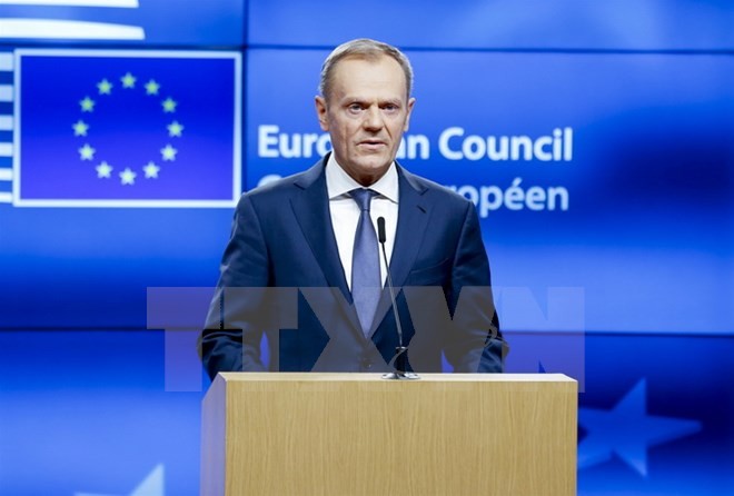 Chủ tịch Hội đồng châu Âu Donald Tusk. (Ảnh: THX/TTXVN)