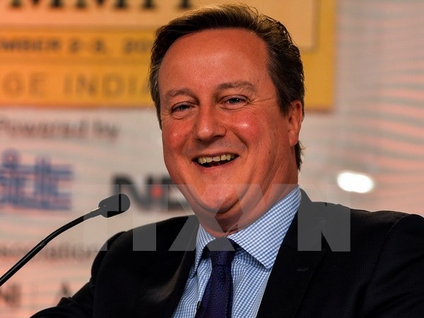Cựu Thủ tướng Anh David Cameron. (Nguồn: AFP/TTXVN)
