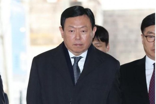 Chủ tịch Tập đoàn Lotte Shin Dong-bin. (Nguồn: EPA)