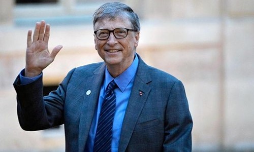 Bill Gates hiện có tài sản hơn 90 tỷ USD. Ảnh:AFP