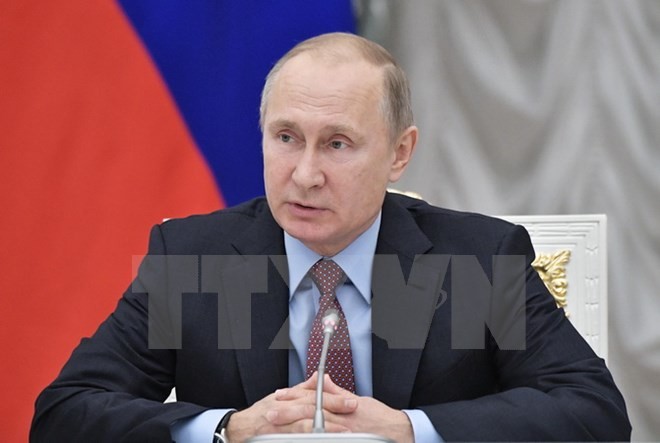 Tổng thống Nga Vladimir Putin. (Ảnh; AFP/TTXVN)