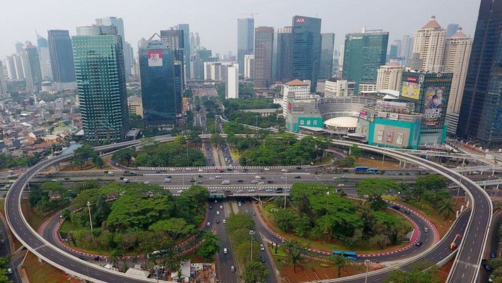 Một góc thủ đô Jakarta của Indonesia - Ảnh: Bloomberg.