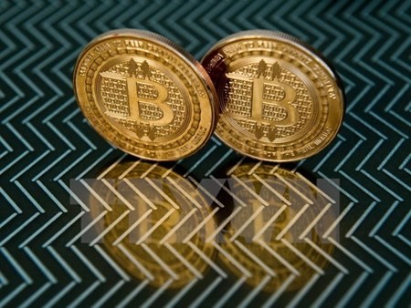 Đồng bitcoin tại Washington, Mỹ. (Nguồn: AFP/TTXVN)