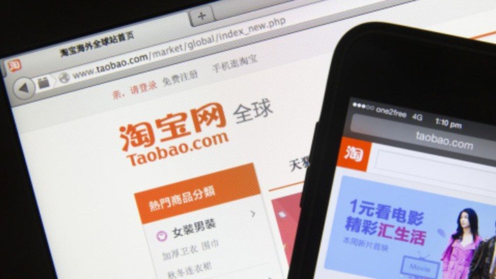 Giao diện của Taobao - Ảnh: Bloomberg.