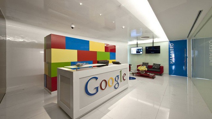 Bên trong một văn phòng làm việc của Google.