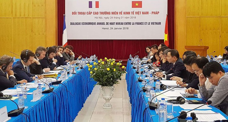Năm 2018 đánh dấu 5 năm thiết lập quan hệ đối tác chiến lược Việt – Pháp. Ảnh: Việt Thắng