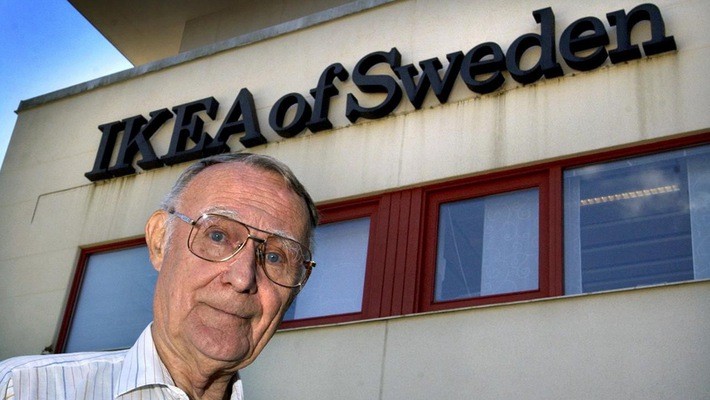 Ingvar Kamprad - nhà sáng lập hãng nội thất IKEA - Ảnh: Reuters.