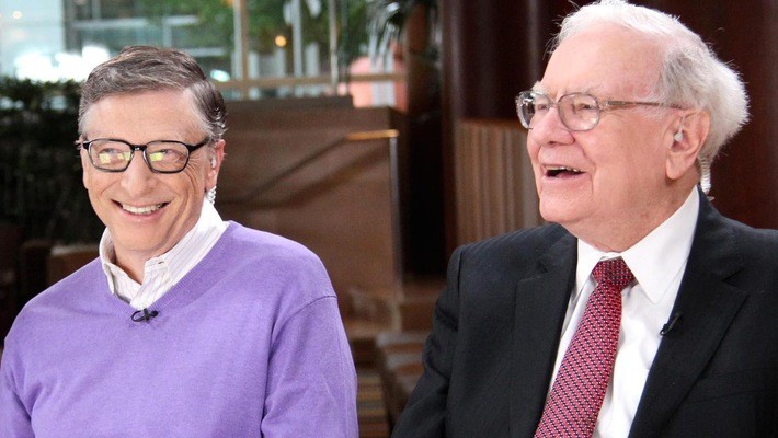 Hai tỷ phú Bill Gates (trái) và Warren Buffett - Ảnh: CNBC.