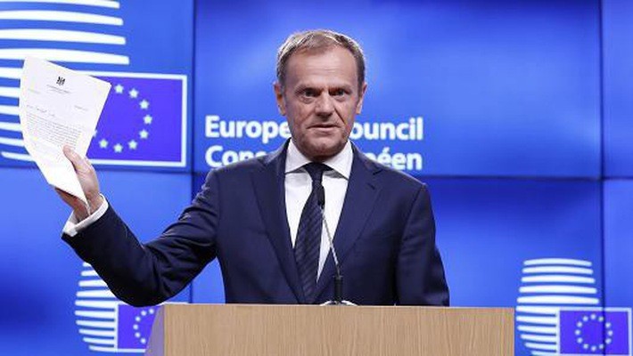 Chủ tịch Hội đồng châu Âu Donald Tusk - Ảnh: Reuters.