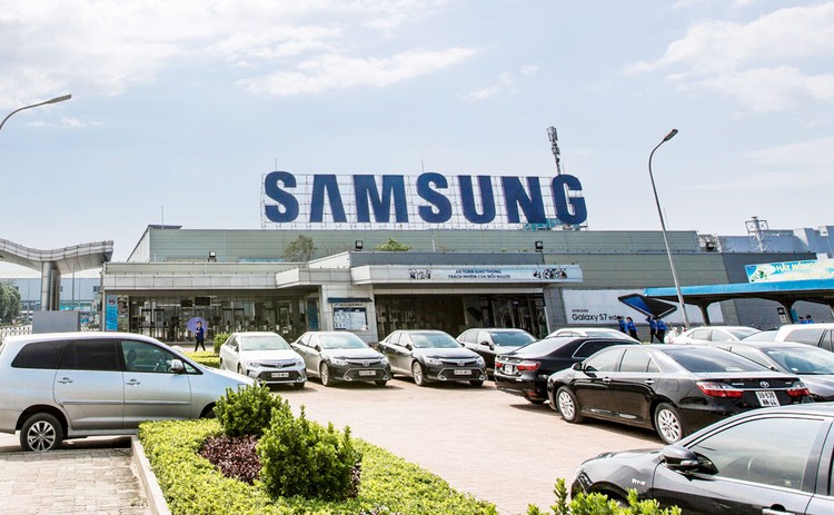 Tập đoàn Samsung của Hàn Quốc đã đầu tư nhiều dự án tỷ USD, đặt mục tiêu xây dựng cứ điểm sản xuất lớn nhất thế giới của Samsung tại Việt Nam. Ảnh: Quang Hưng