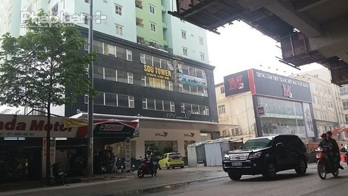 Tầng kỹ thuật (tầng K) thuộc Tòa nhà SDU - 143 Trần Phú bị phát hiện vi phạm về phòng cháy chữa cháy.
