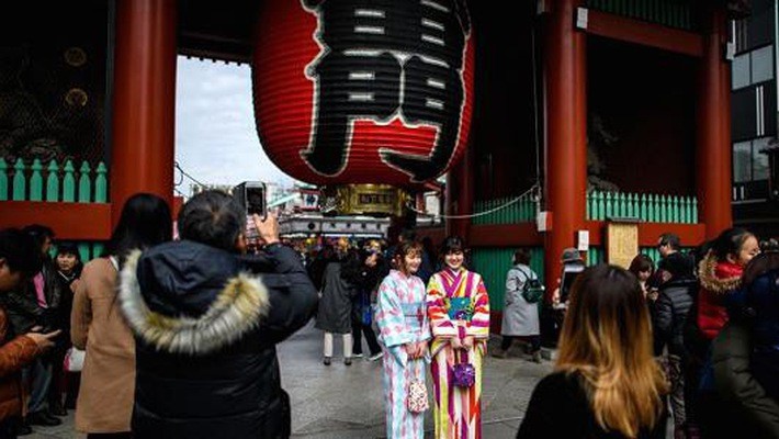 Nhiều ngành kinh tế lớn của Nhật đang hưởng lợi rõ rệt từ sự tăng trưởng mạnh mẽ của du lịch - Ảnh: Getty/CNBC.