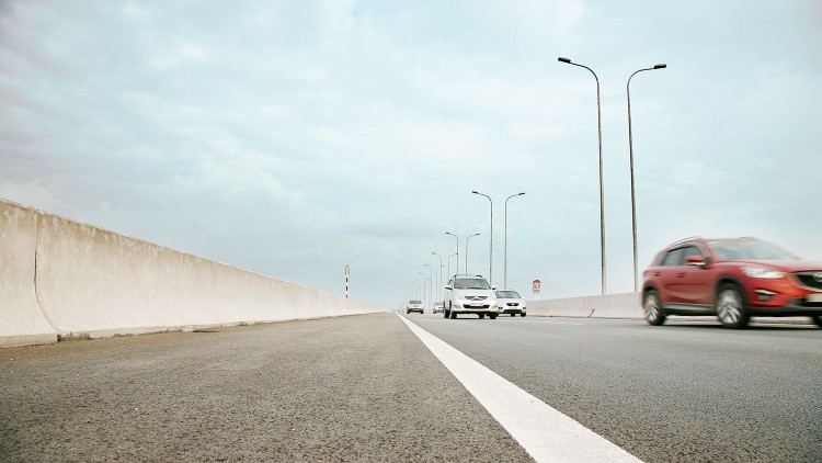 Dự án cao tốc Trung Lương - Mỹ Thuận có tổng mức đầu tư 9.668 tỷ đồng, với tổng chiều dài là 51 km. Ảnh: Quang Tuấn