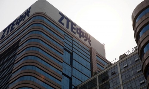 Tòa nhà của ZTE tại Bắc Kinh (Trung Quốc). Ảnh:Reuters
