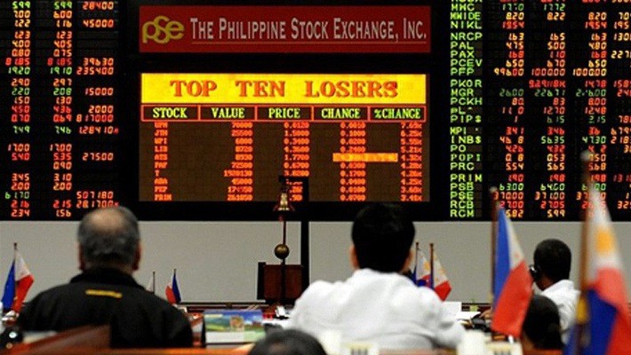 Từ mức kỷ lục hôm 29/1 đến nay, Philippine Stock Exchange Index đã giảm 22%.